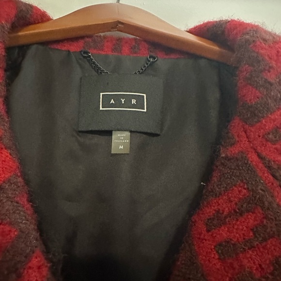 AYR Red Patterned Jacket - Picture 5 of 5